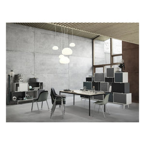 Muuto - Fiber Geri Dönüştürülmüş Plastik Sandalye | Siyah