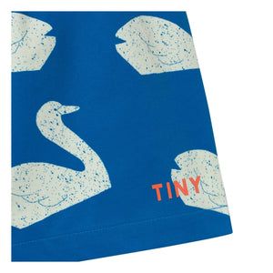 Tinycottons - Mavi Swans Yüzme Şortu