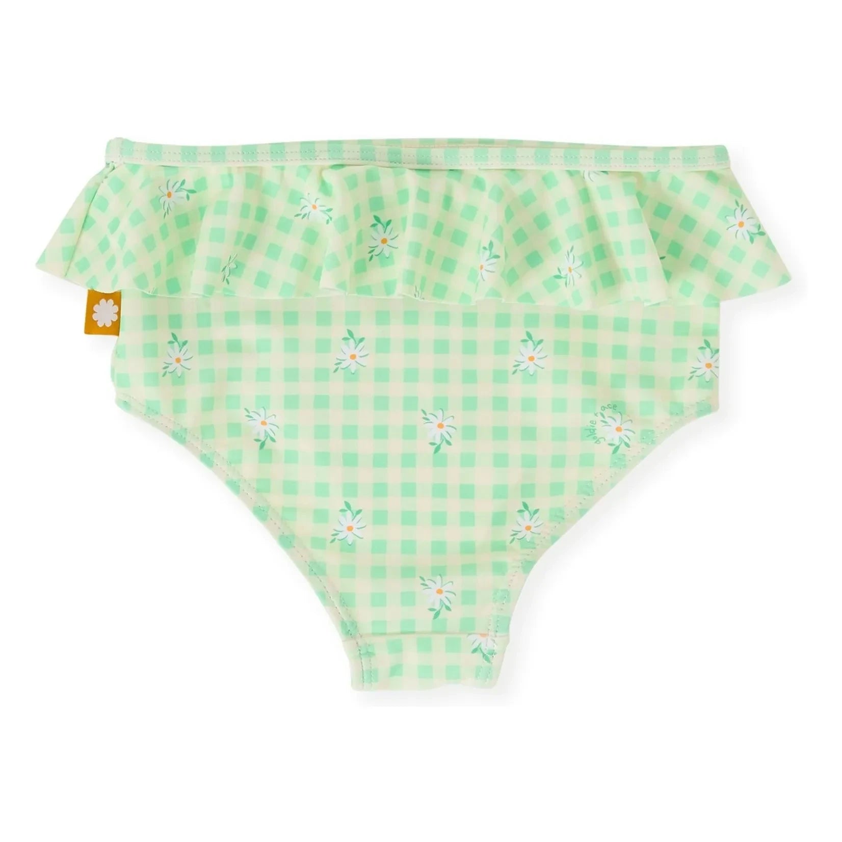 Goldie + Ace - Carreaux Fleurie Bath Brief | Green