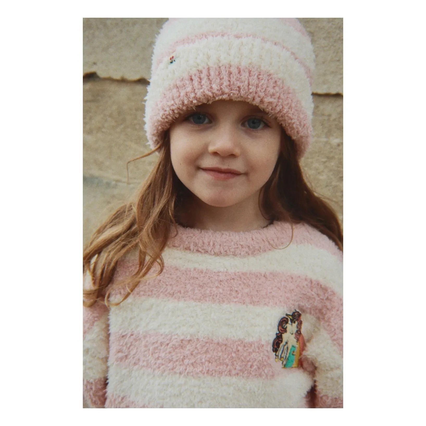 Konges Sløjd - Yumuşak Unicorn Fleece Bere | Pembe