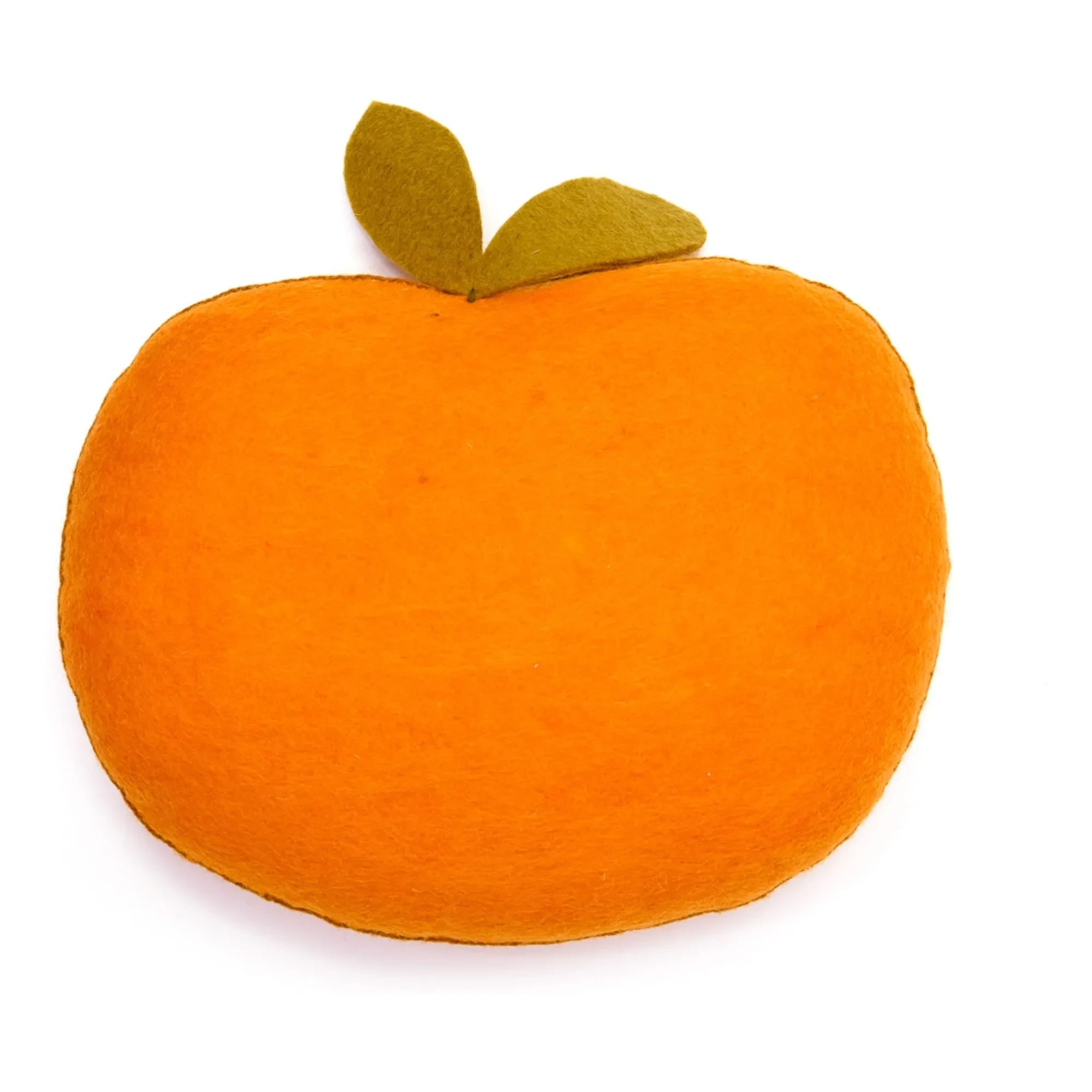 Muskhane - Apricot felt pillow | Orange