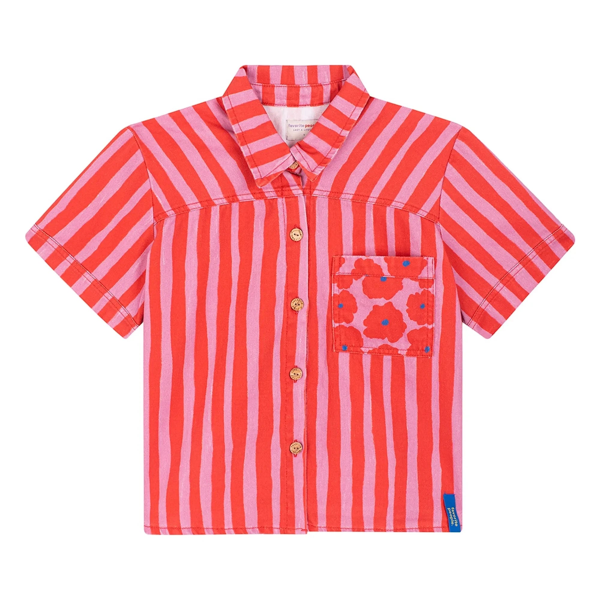 Favorite People - Women's Collection Striped Shirt | Red
