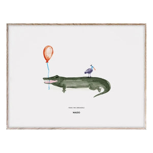 Mado - Coco das Krokodil Poster 40x30 cm
