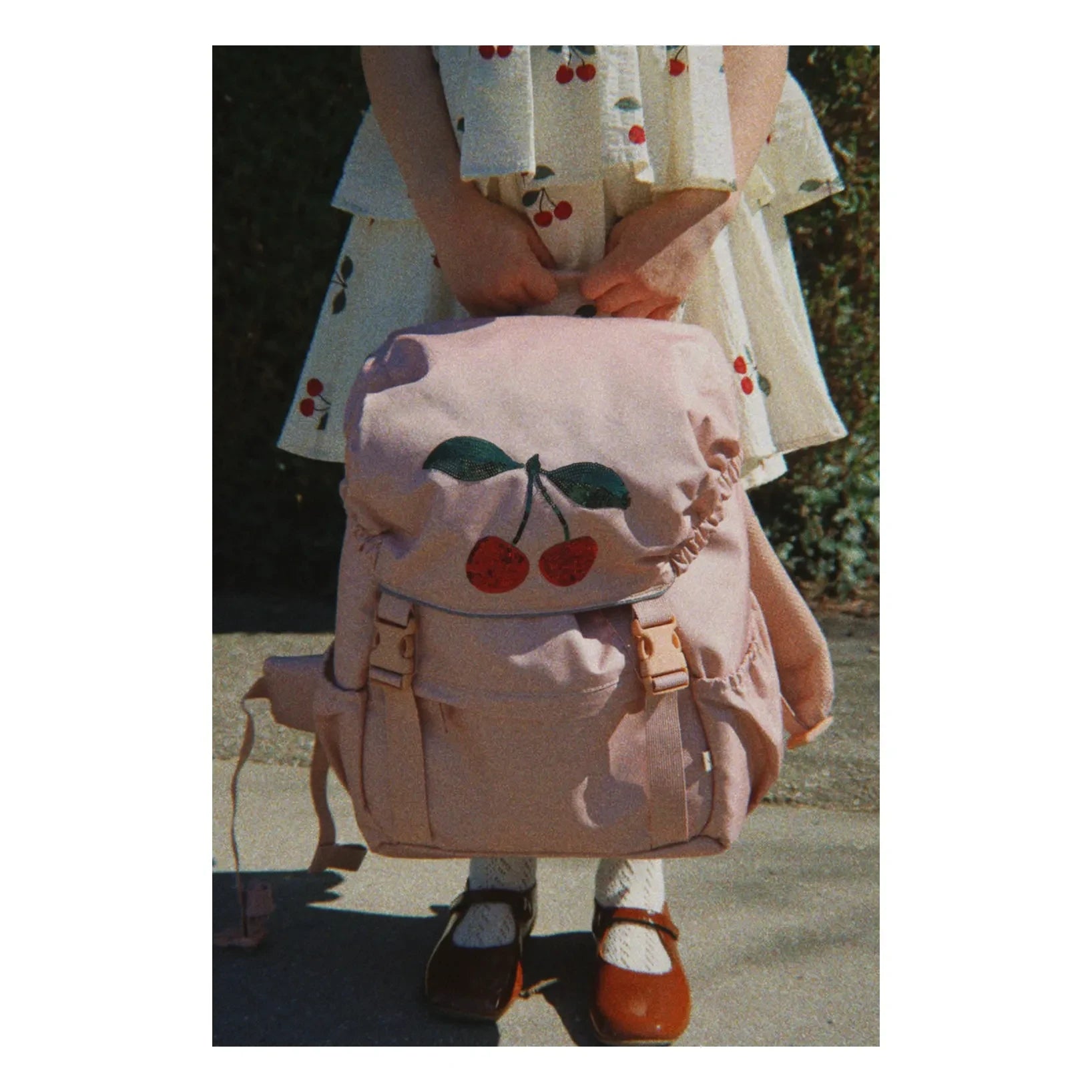 Konges Sløjd - Clover Cerises Sırt Çantası | Pembe