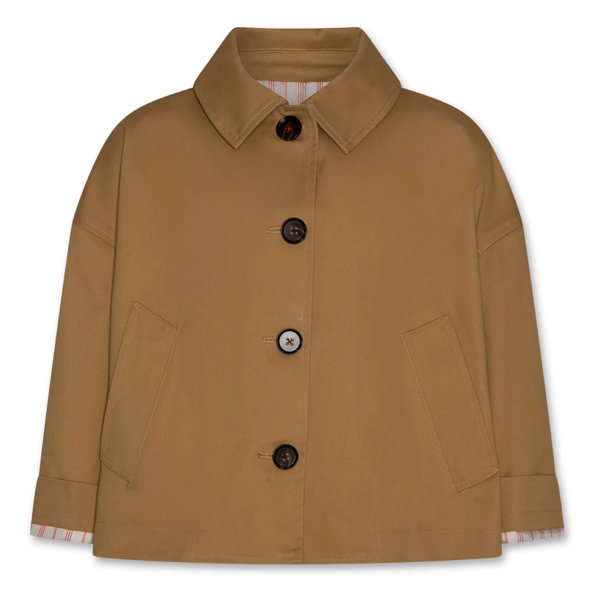 AO76 - Mayla Geknöpfte Jacke | Braun