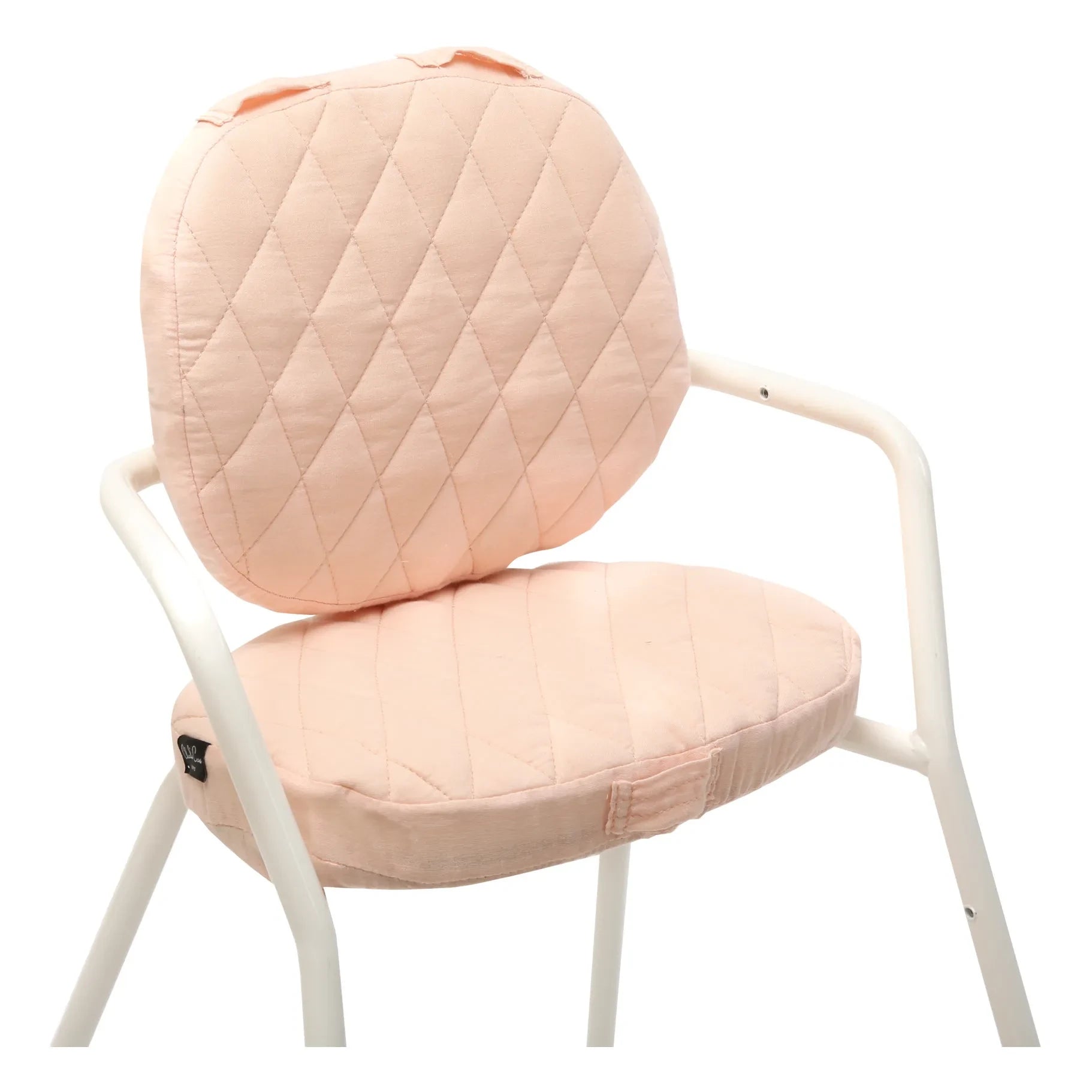 Charlie Crane - Tibu Cotton Muslin Seat Cushions for Chairs | Nude