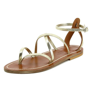 K.Jacques - Epicure Metalik Sandaletler | Şampanya