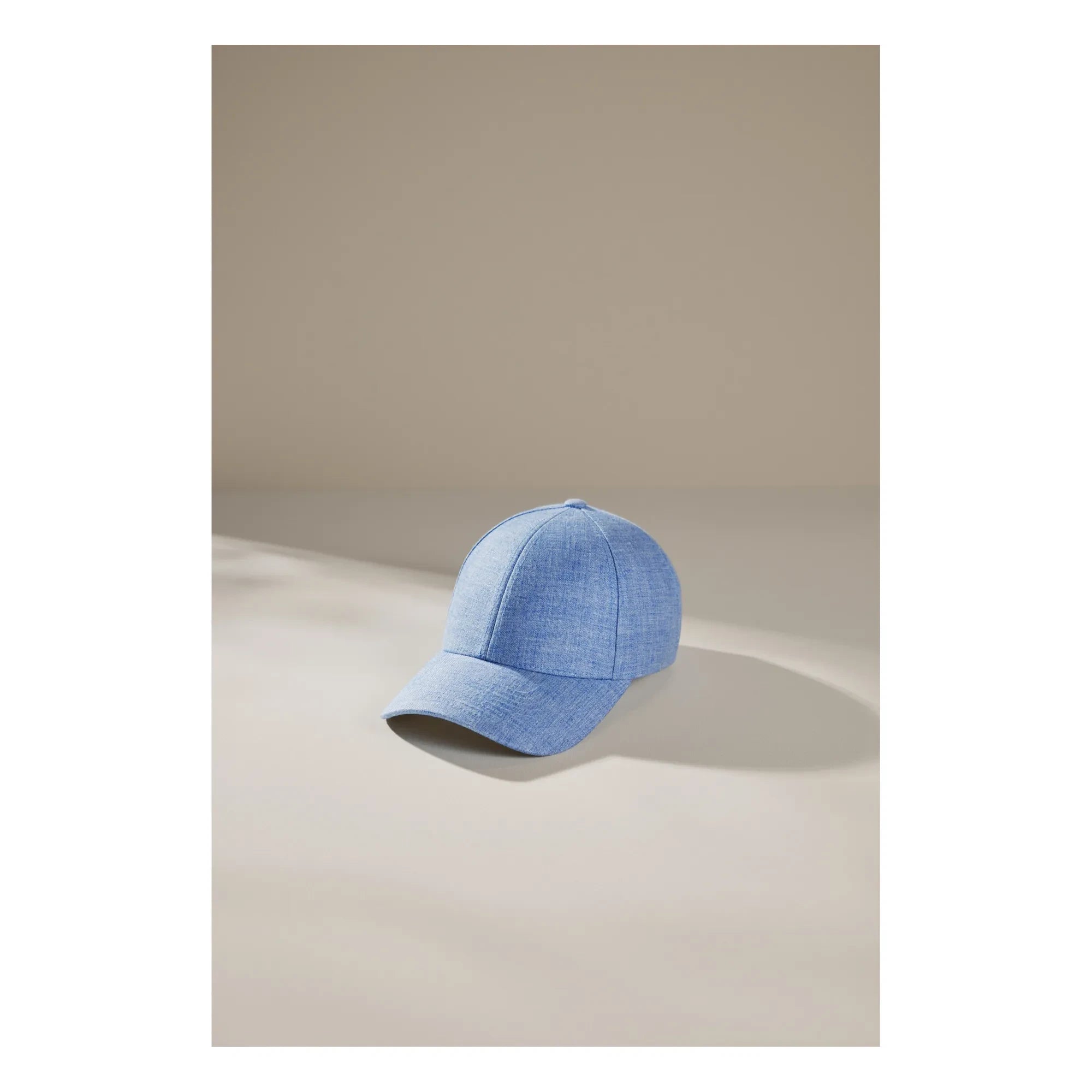 Varsity Headwear - Linen Şapka | Azure mavi