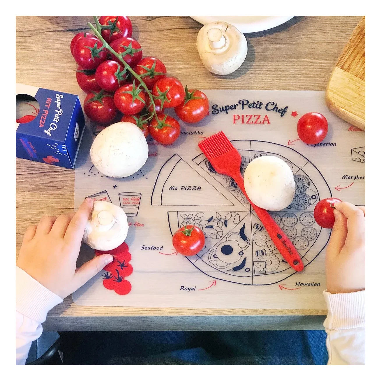 Superpetit - Gedeck-Set - Pizzaset