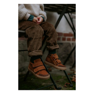 Petit Nord – Sneaker aus angerautem Veloursleder | Braun