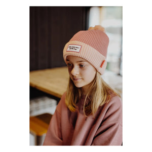 Hello Hossy - Mütze aus Bio-Baumwolle mit Farbblock | Rosa
