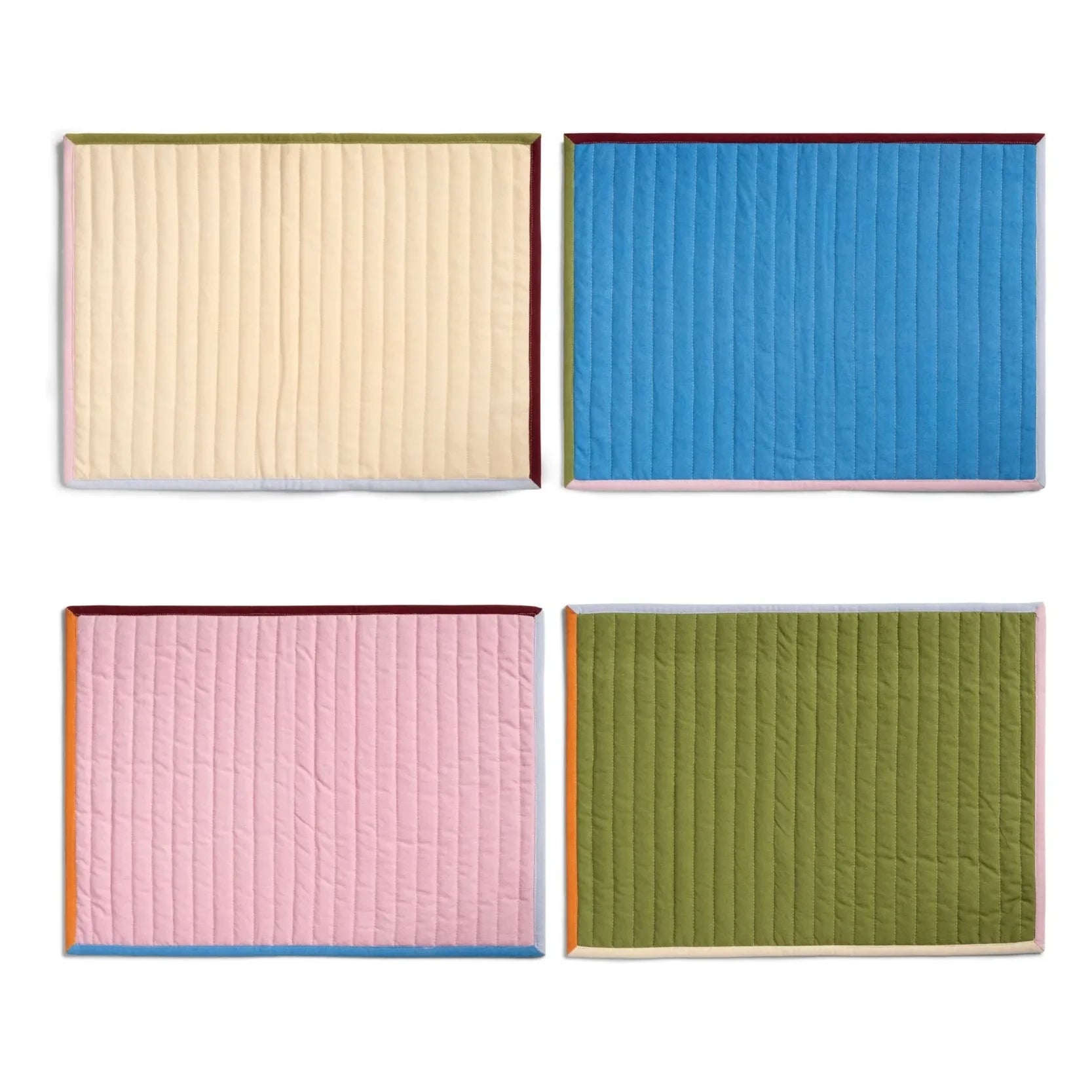 &Klevering – Gesteppte Platzsets – 4er-Set