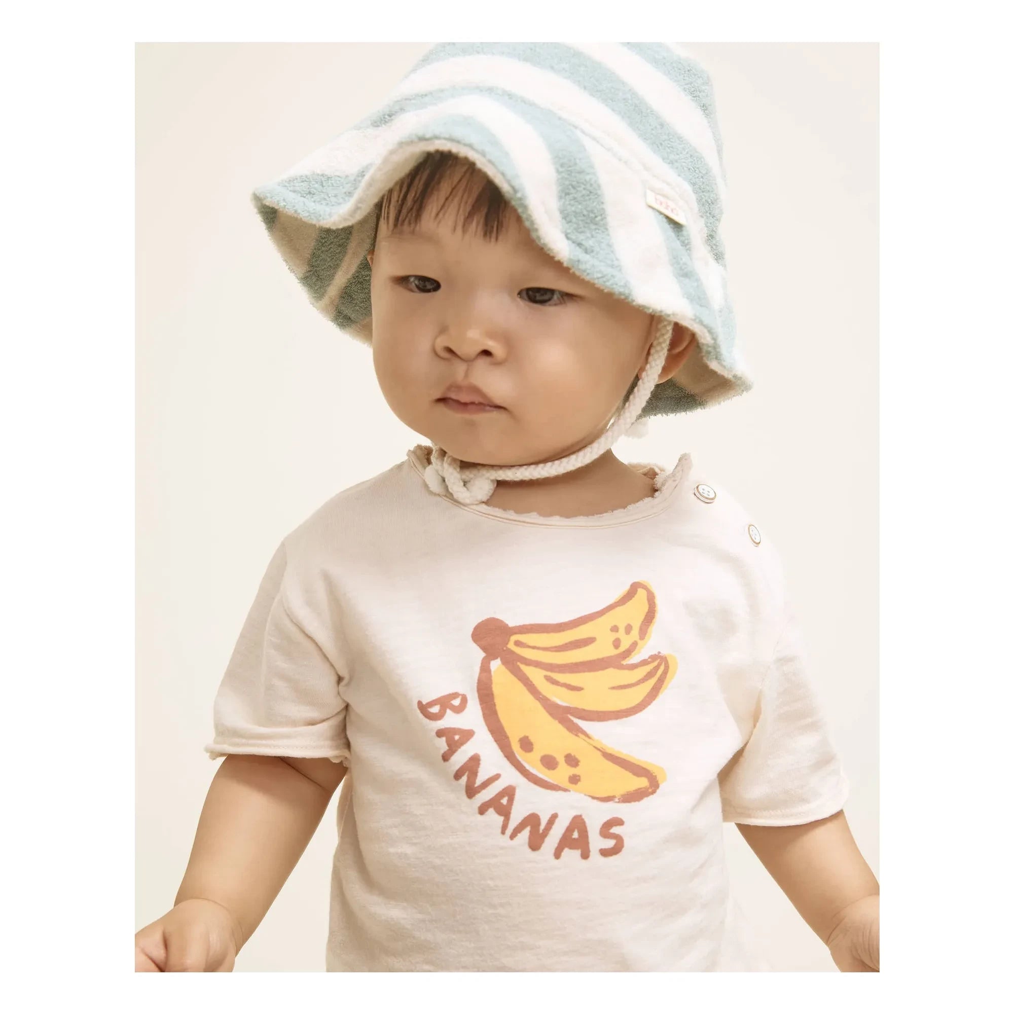 Búho - Banana Organik Pamuk Bebek Tişörtü | Ekru