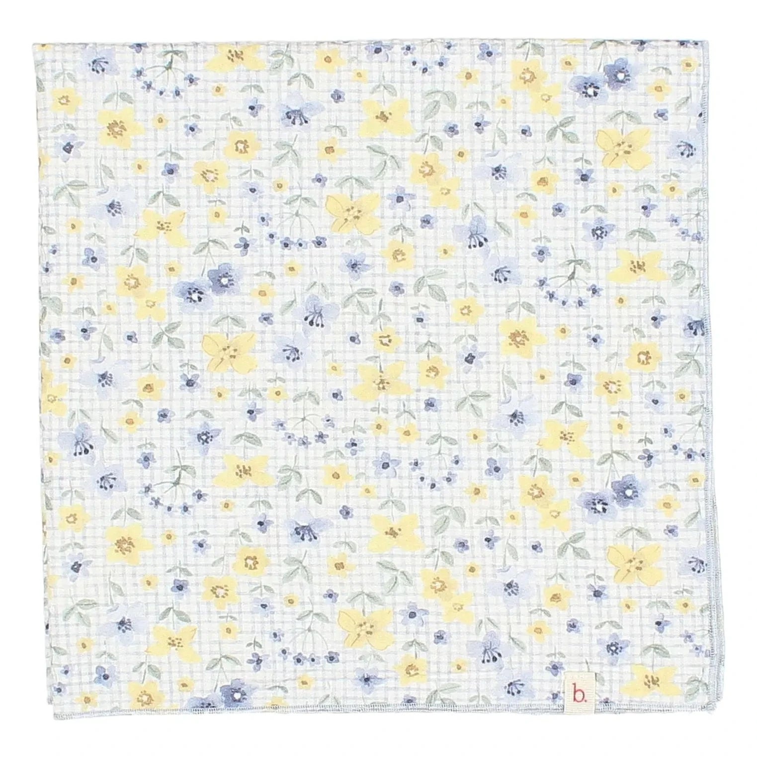 Búho - Pastoral Çiçekli Bandana | Açık mavi