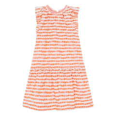 Tartine et Chocolat - Gestreiftes ärmelloses Kleid | Weiß