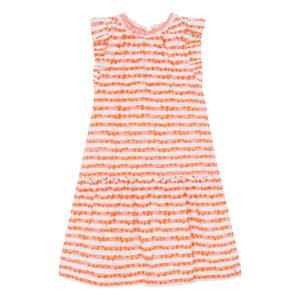 Tartine et Chocolat - Gestreiftes ärmelloses Kleid | Weiß