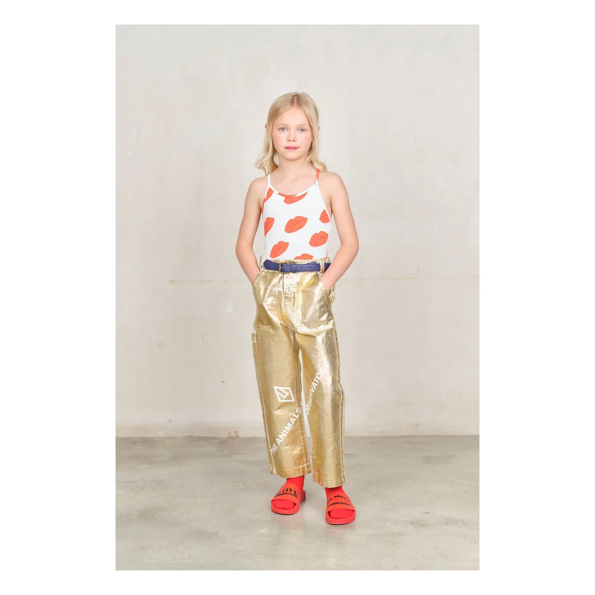 The Animals Observatory - Glänzende Condor Hose | Gold