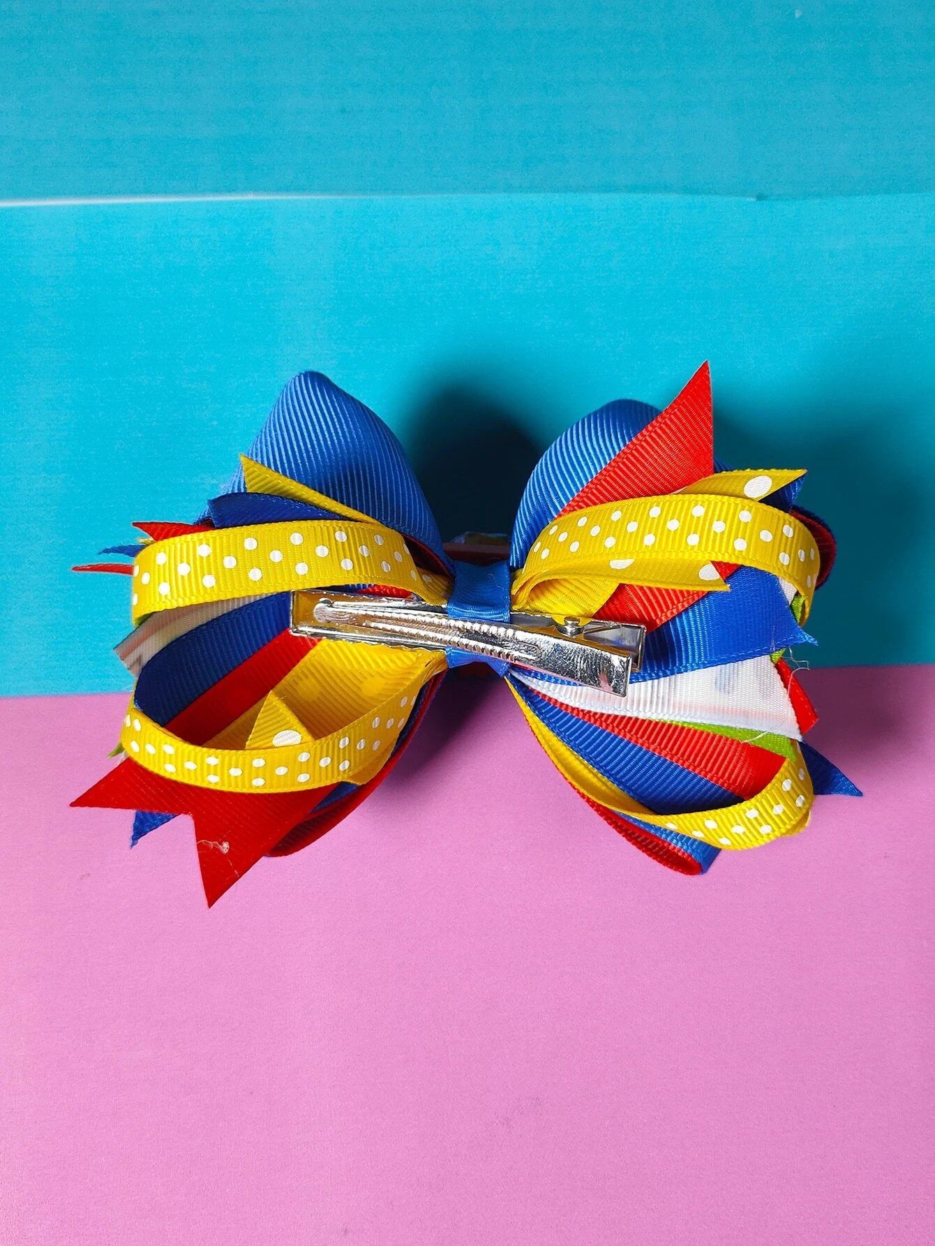 Dinossi - Okul Sevgisi Tasarımlı Kız Çocuk Saç Tokası-Dinossi