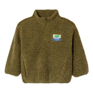 American Vintage - Hoktown Halb-Reißverschluss-Sweatshirt | Khaki-Braun
