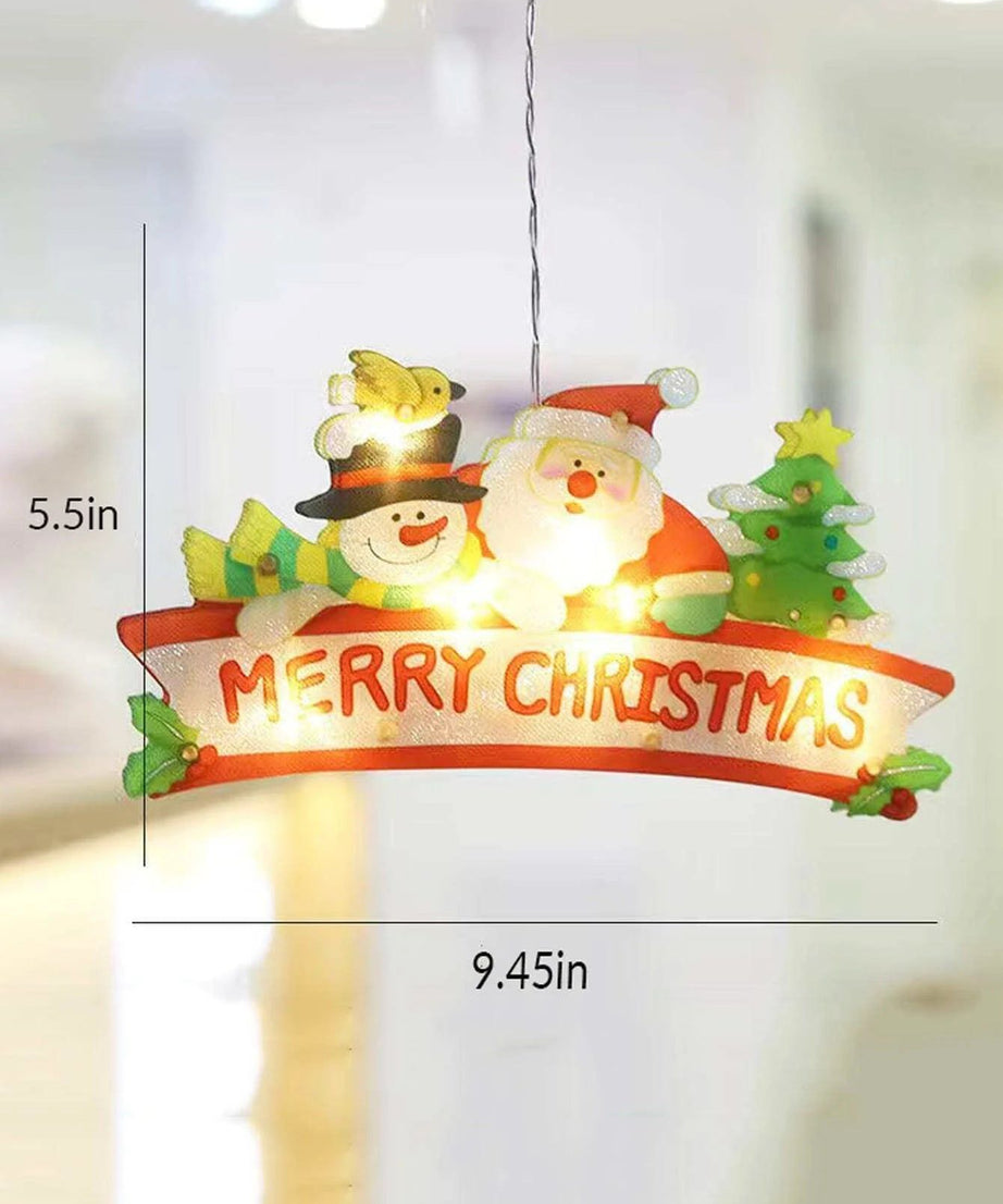 Yılbaşı - Noel Dekoratif Işıklı Merry Christmas Yazılı Süs-Dinossi