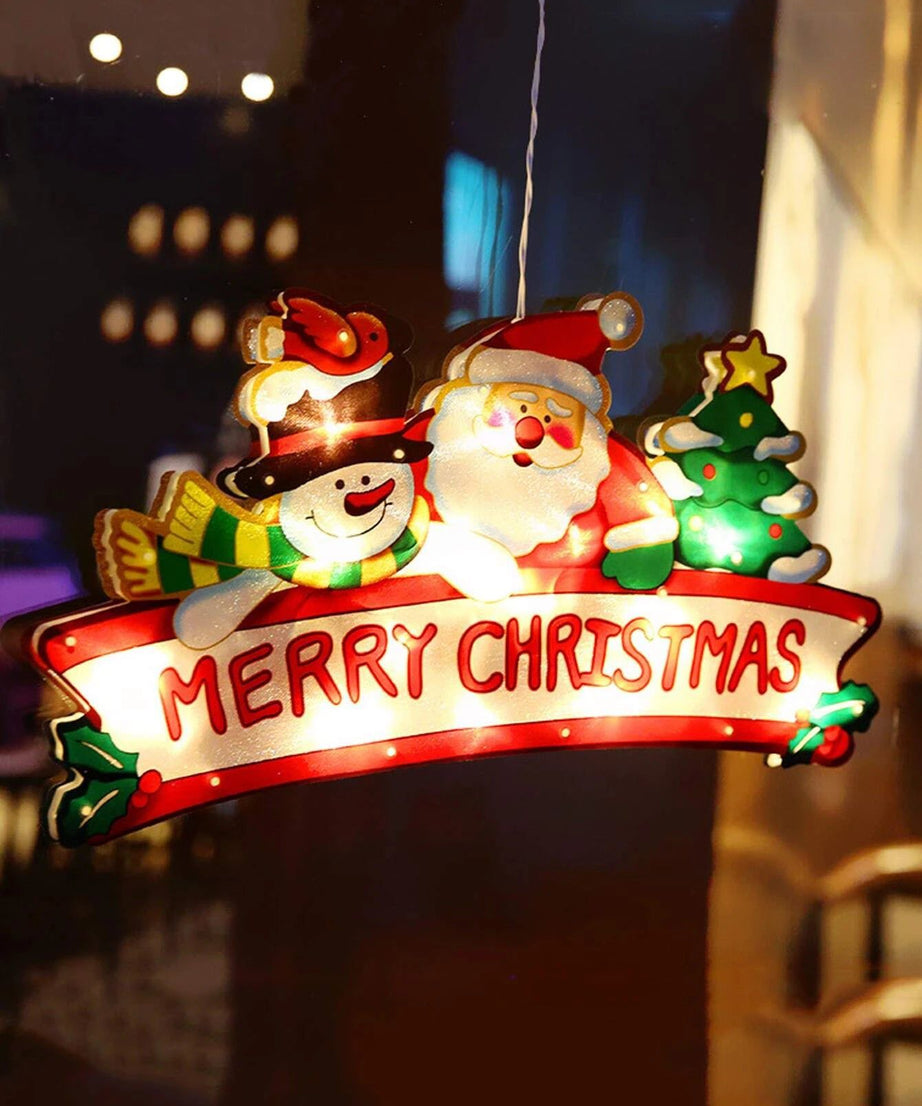 Yılbaşı - Noel Dekoratif Işıklı Merry Christmas Yazılı Süs-Dinossi