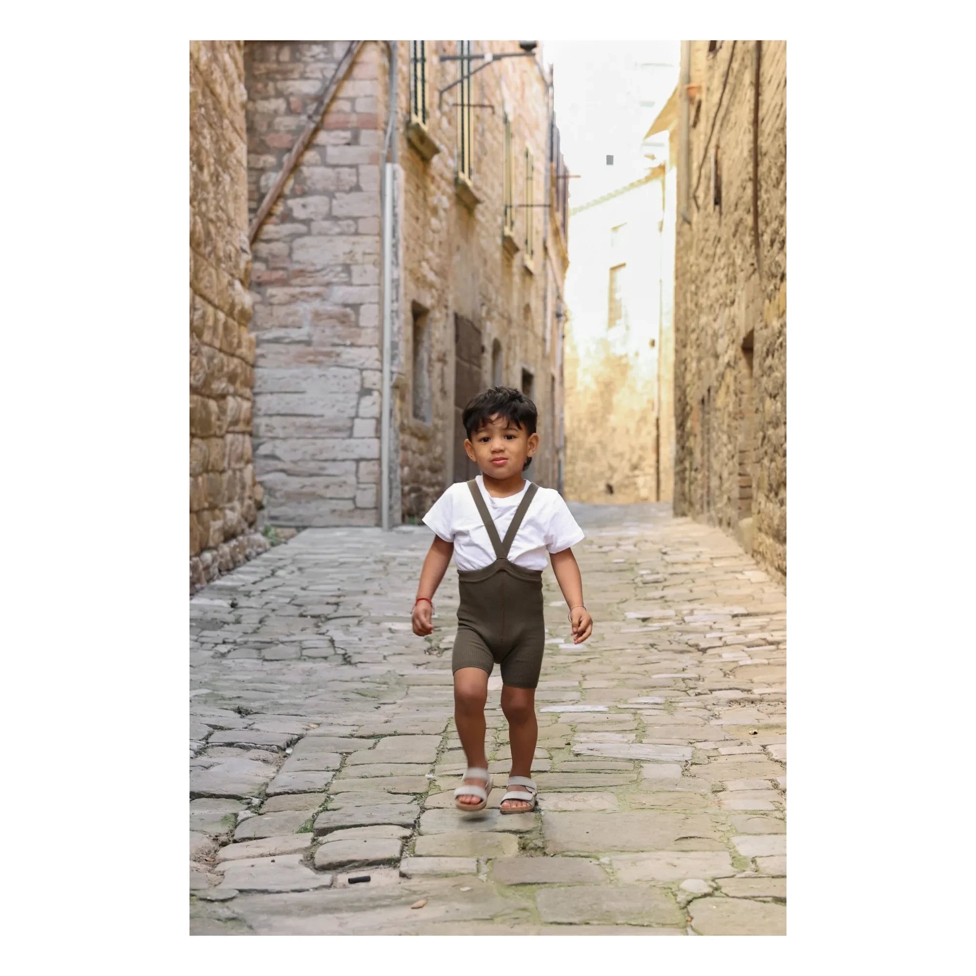Silly Silas - Organik Pamuklu Kısa Tayt | Kahverengi
