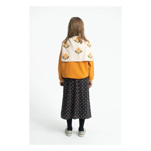 Piupiuchick - School Trip organik pamuk sweatshirt | Camel