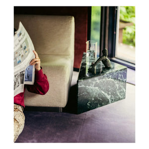 The Socialite Family - Triangolo Marble Side Table | Green Marble