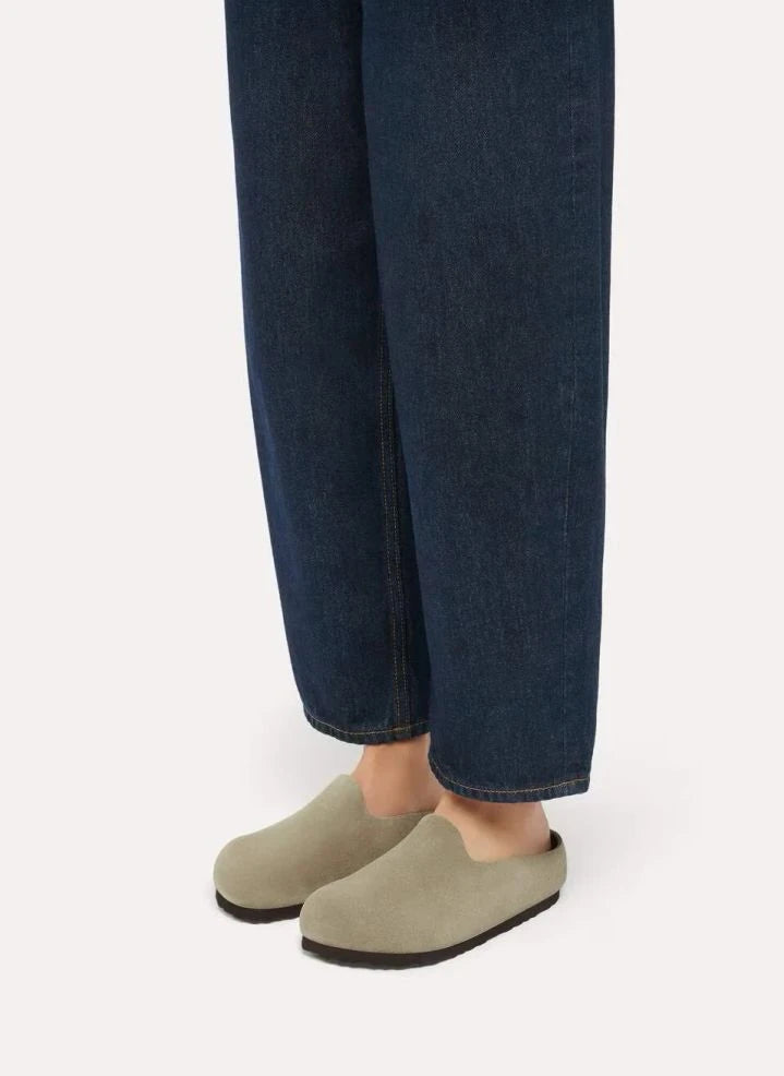 BIRKENSTOCK - Amsterdam Wrapped Suede Slippers