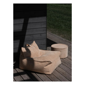 Wigiwama - Velvet armchair | Light brown