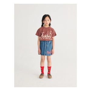 Bobo Choses - The Dog Pickles Organik pamuklu T-shirt | Kahverengi