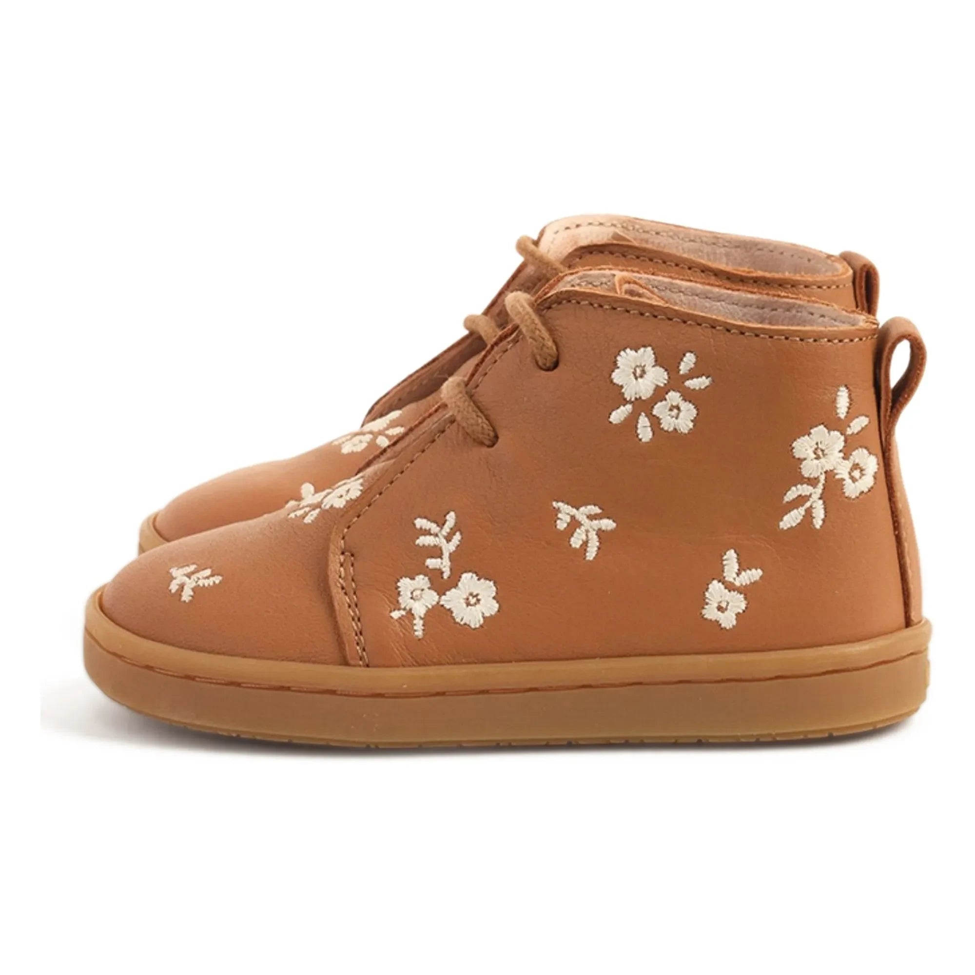Lazare - Raoul Fleurs Bağcıklı Spor Ayakkabılar | Camel