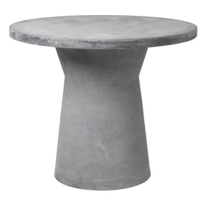 Broste Copenhagen - Fiber Yuvarlak Masa | Carbon