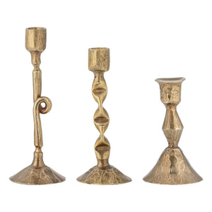 Bloomingville - Efsa metal mumluk - 3’lü Set | Pirinç