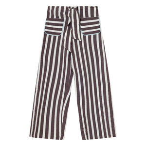 Dr Bloom – Lazo Gestreifte Hose | Aubergine
