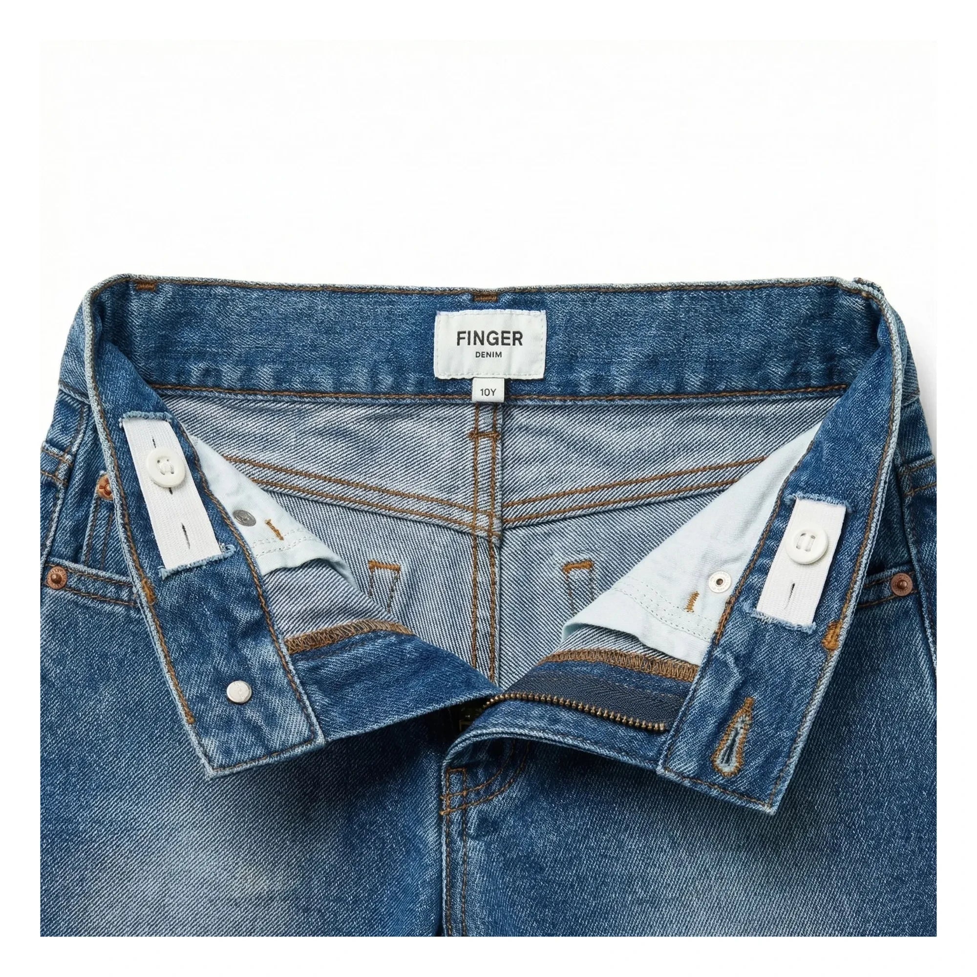 Finger in the nose - Denim Eva şort | Denim mavi