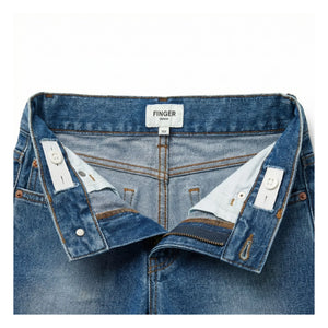 Finger in the nose - Denim Eva şort | Denim mavi