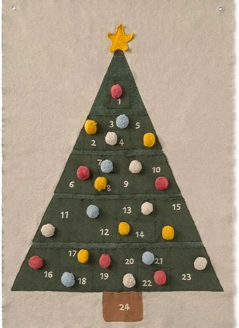Lorena Canals - Weihnachtsbaum Adventskalender | Dunkelgrün