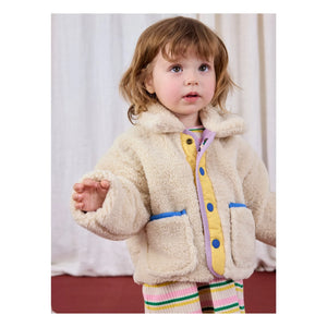 Bobo Choses - Wende-Sherpa-Jacke Recycelte Faser | Lila