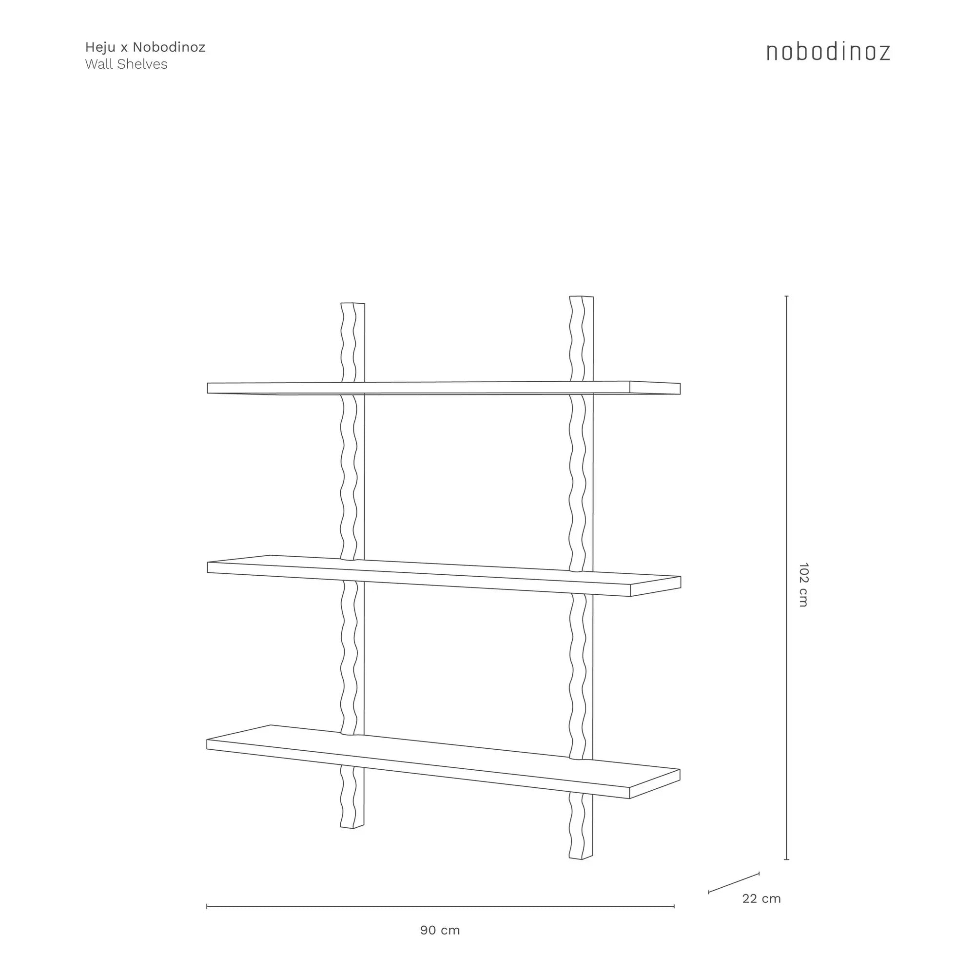 Nobodinoz - Nobodinoz x Heju duvar rafı