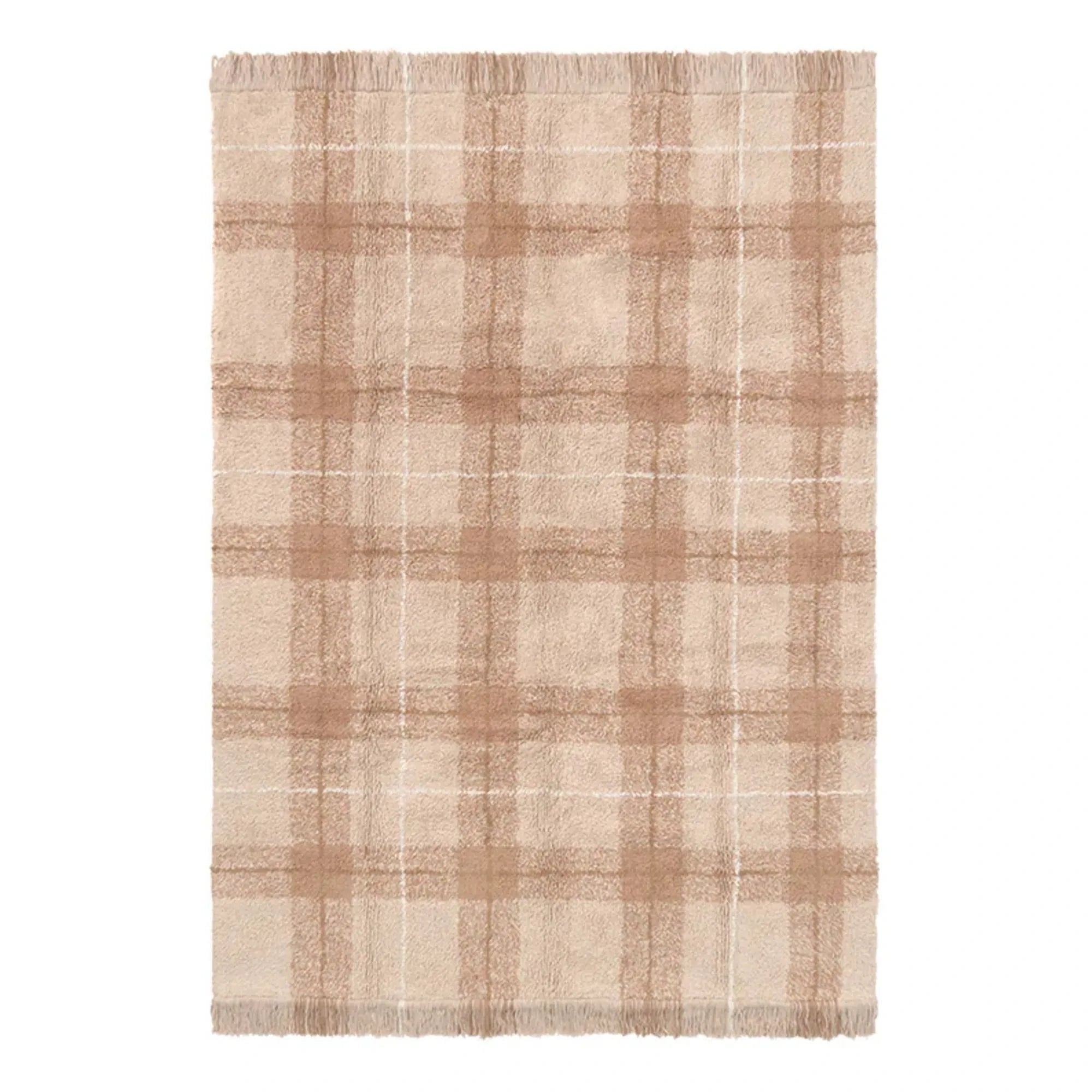 Lorena Canals - Tartan halı | Toz Pembe