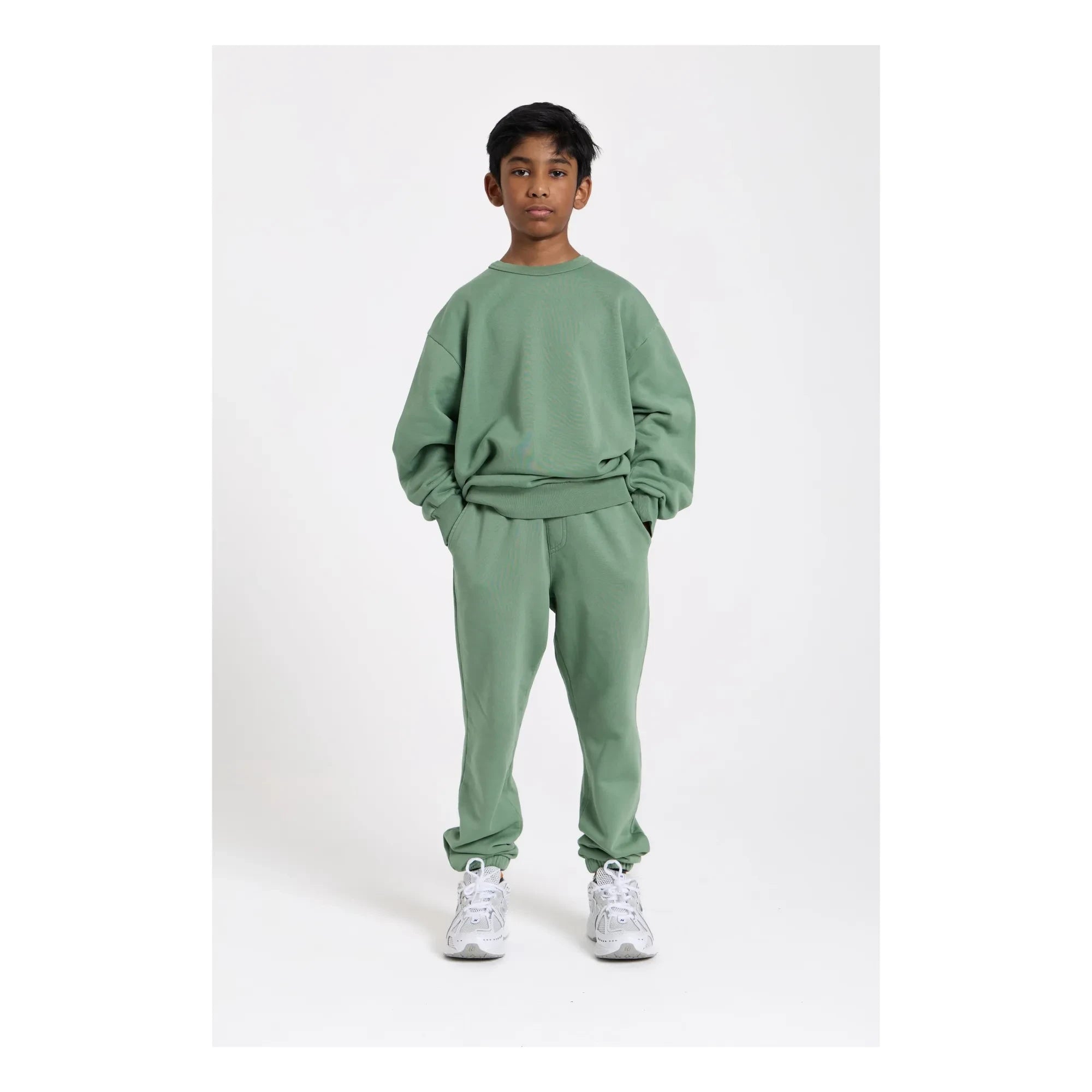 Smallable Kid - Arlo organik pamuk sweatshirt | Haki