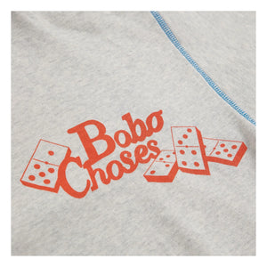 Bobo Choses - Sweat Dice Bobo Choses Organik Pamuk | Gri melanj