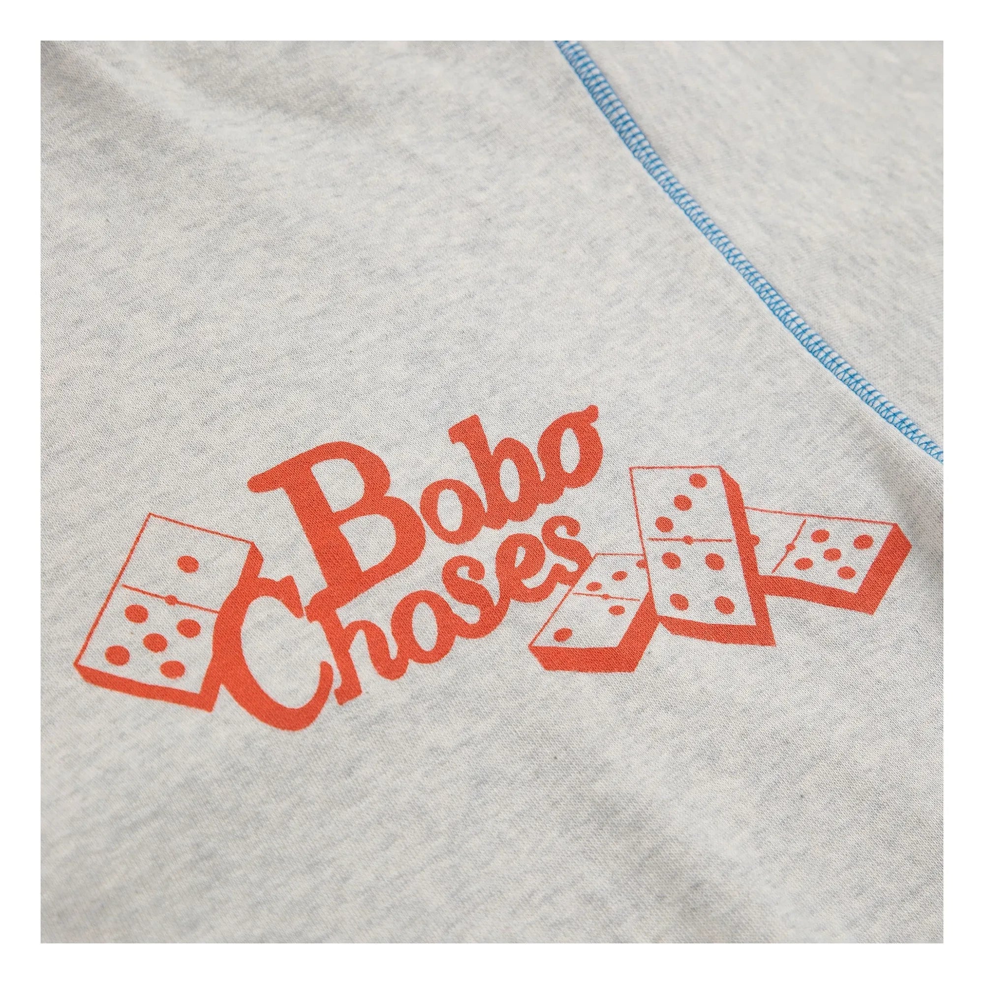 Bobo Choses - Sweat Dice Bobo Choses Organik Pamuk | Gri melanj