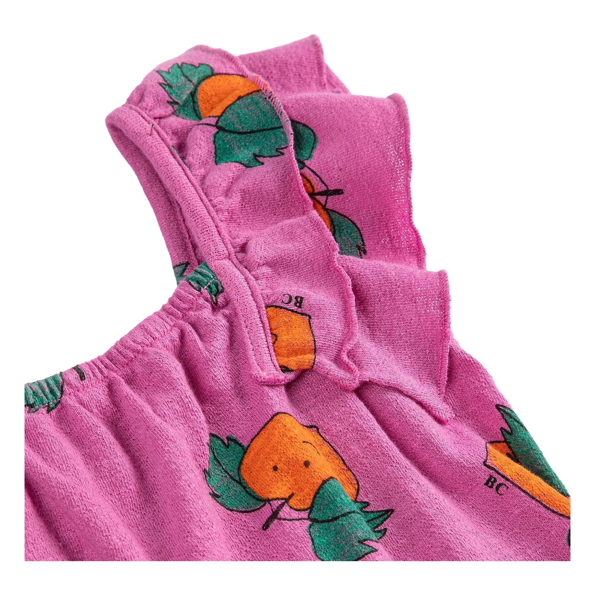 Bobo Choses - Orange Rüschenkleid Bio-Baumwolle | Lila