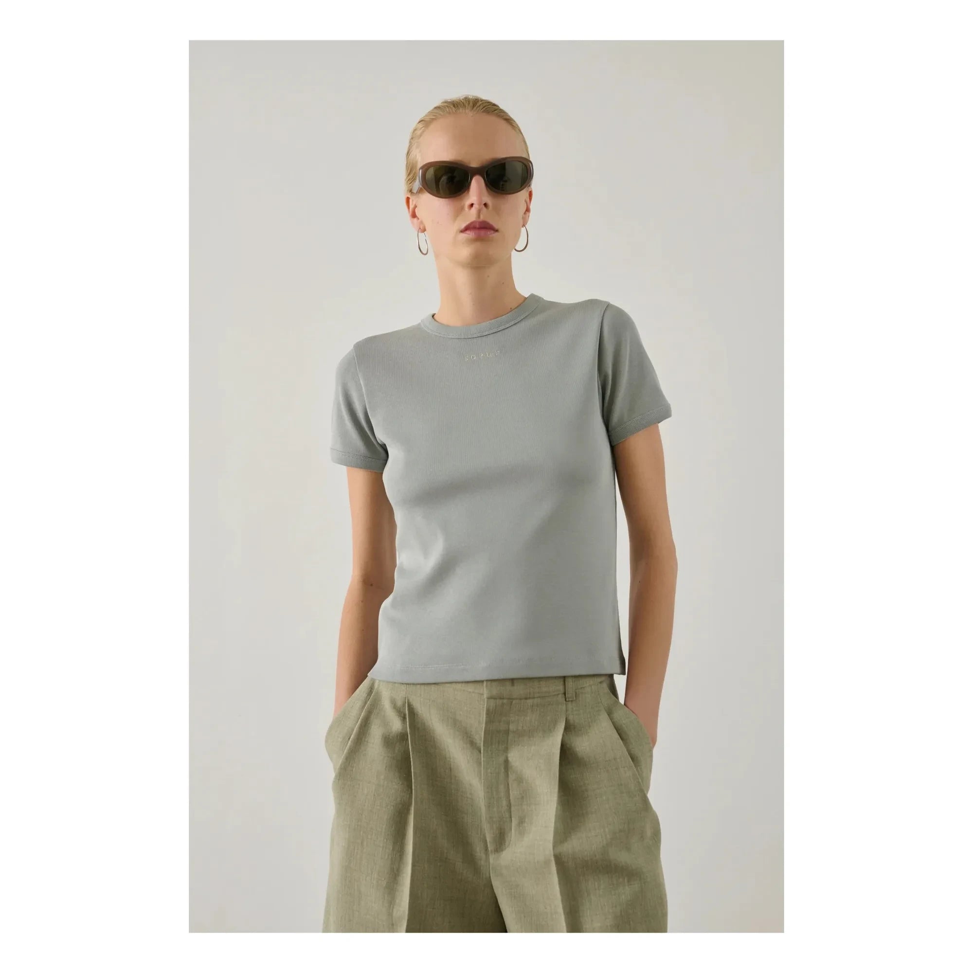Soeur - Aristide Organic Cotton T-Shirt | Turquoise Blue
