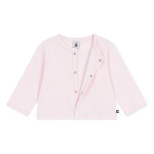 Petit Bateau - Düz yelek | Soluk pembe
