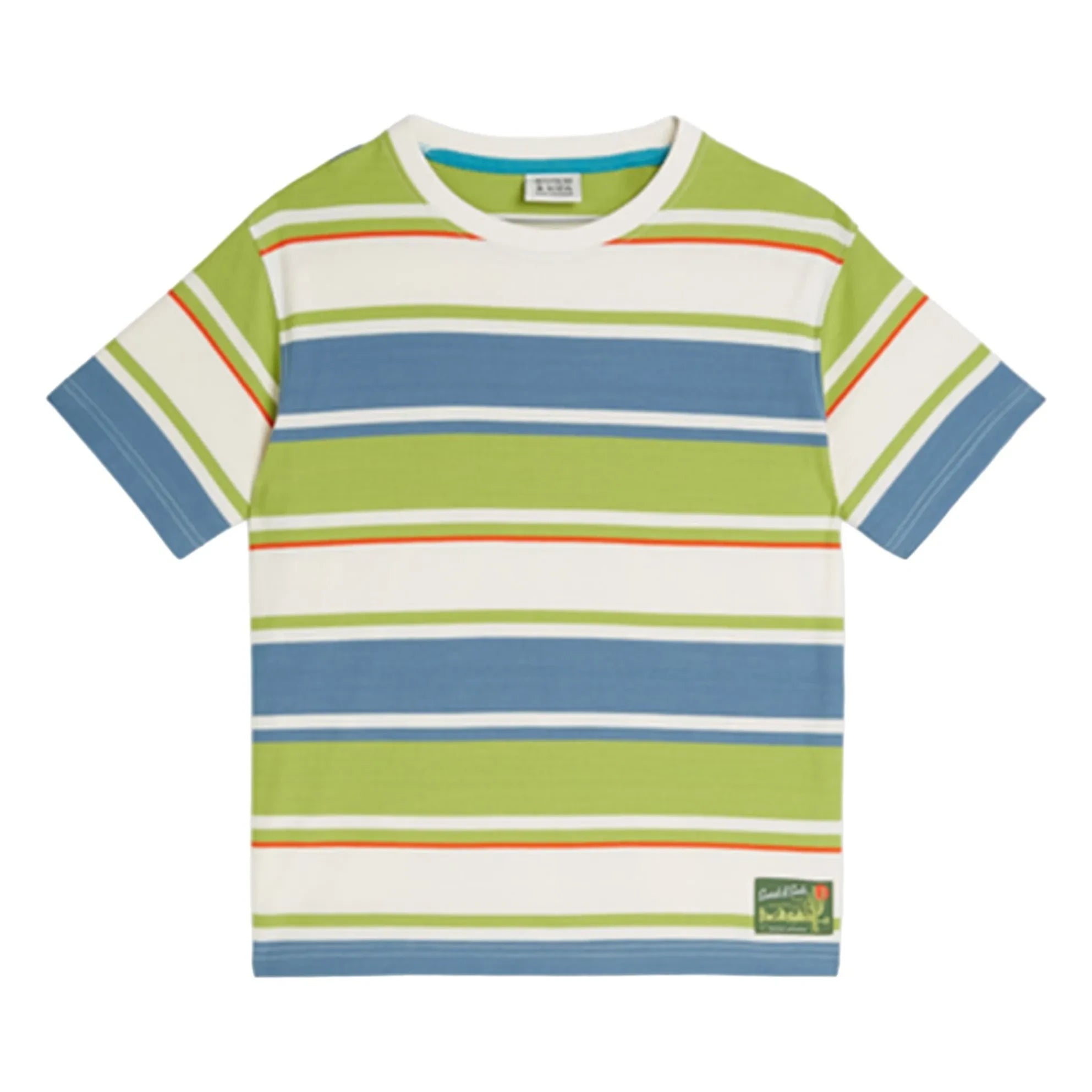Scotch & Soda - Çizgili Tişört | Anason yeşili