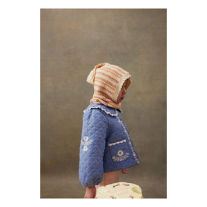 Louise Misha - Jouliana Organik Pamuklu Chambray Kaban | Mavi