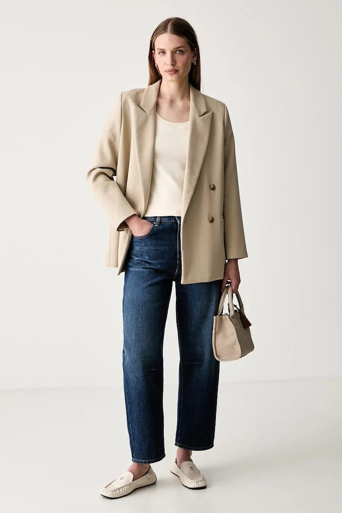 Weekend Max Mara basic kadın pamuklu elastan T-shirt WKDMULTIJ